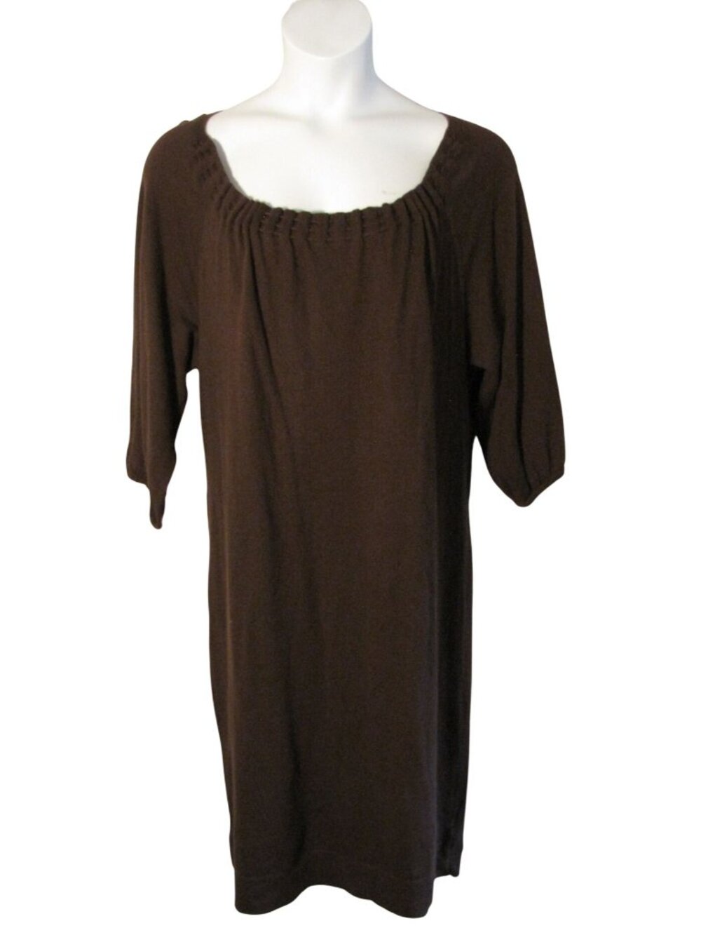 Michael Kors 2X Brown Sweater Knit Dress